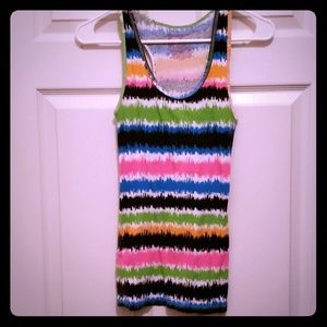 5/$25 Multi Color Neon Tank top